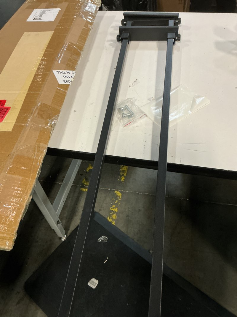 Condition photo showing As Is for DISPLAYSWORKER Poster Stand for Display,Double Sided Banner Floor Stand with heavy duty Metal Base, Adjustable Pedestal Signage Up to 78 inches for Board & Foam Sign (Double-Pole)