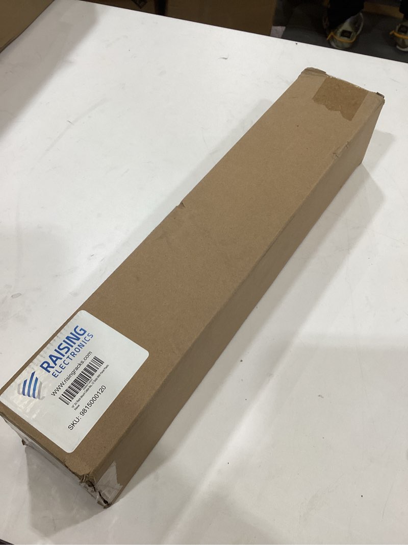 Condition photo showing Good Condition for Raising Electronics 19 Inch 2U Rack Mount Cable Management Unit 12 Slots with Panel Plastic