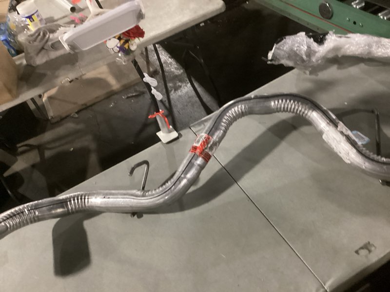 Condition photo showing New/Like New for walker 55549 exhaust tail pipe 3" inlet (od) 3" outlet (od) for toyota tundra