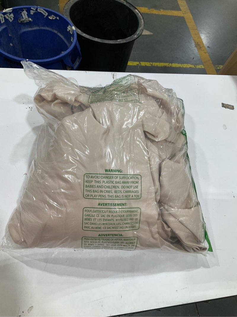 Condition photo showing Good Condition for brillmax 4 pack beige round tablecloths 120 inch for 60" tables | 150 gsm polyester fabric, floor length drop, water, stain & wrinkle resistant cloth cover for wedding reception banquet party beige 120 in, 4 pack