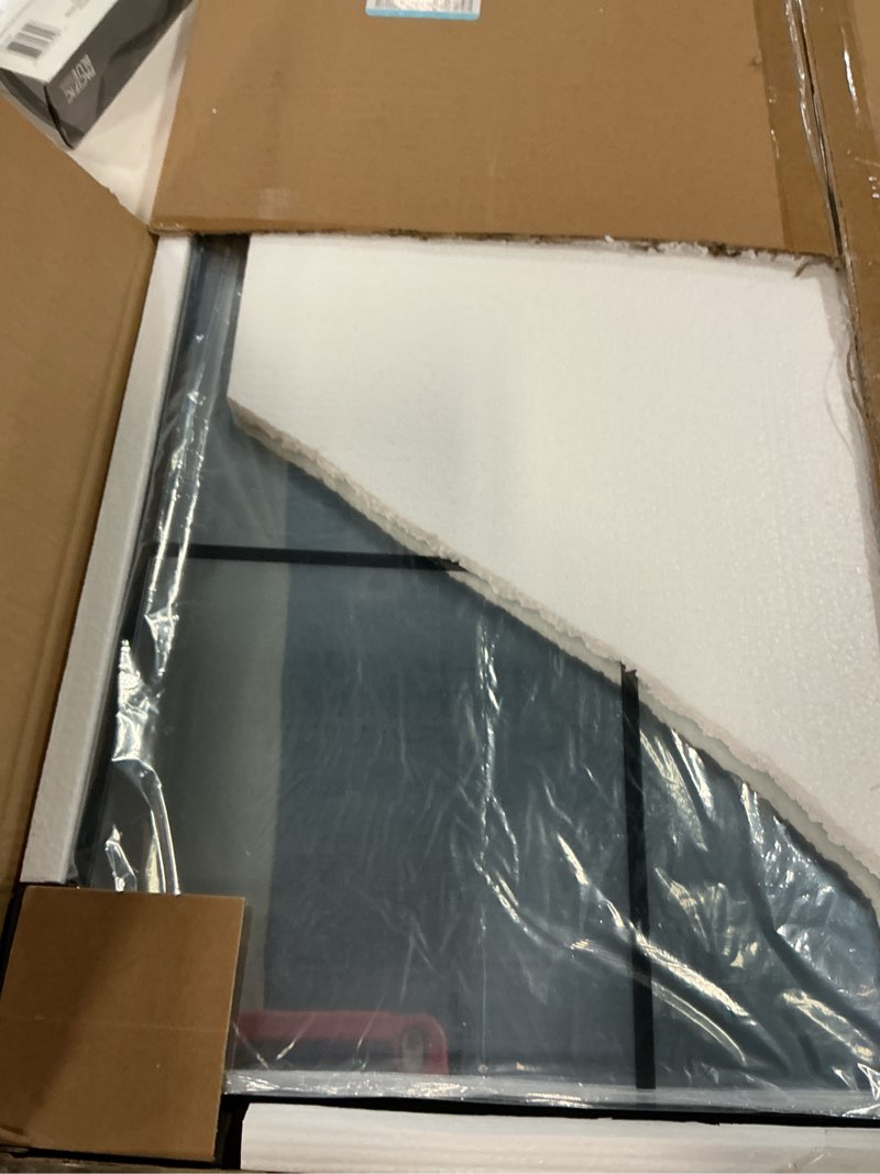 Condition photo showing New/Like New for Window Mirrors for Wall Decor, Wall Mirrors Decorative Window Pane 30 x 40, Rectangular Metal Framed Wall Mounted Mirrors for Bedroom, Living Room, Dining Room, Entryway, Bathroom, Fireplace