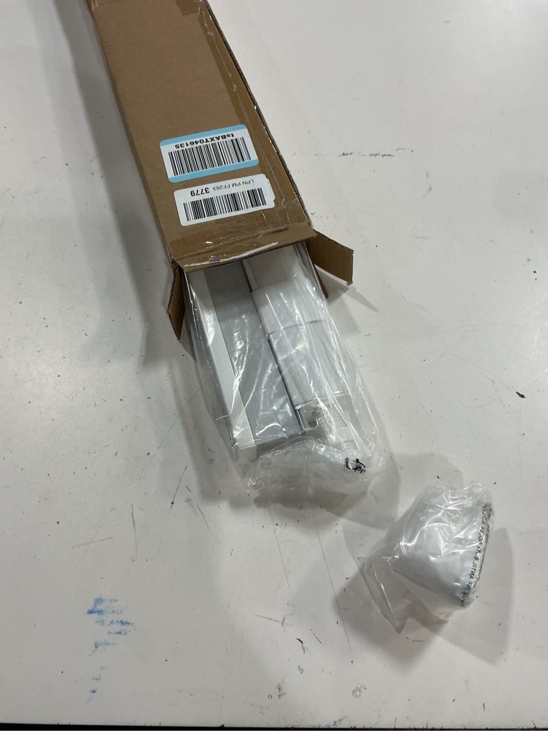 Condition photo showing New/Like New for lazblinds no tools no drill cordless cellular shades, blackout light blocking honeycomb shades for home, thermal insulation blinds for windows, 27" w x 36" h, white blackout-white 27" w x 36" h