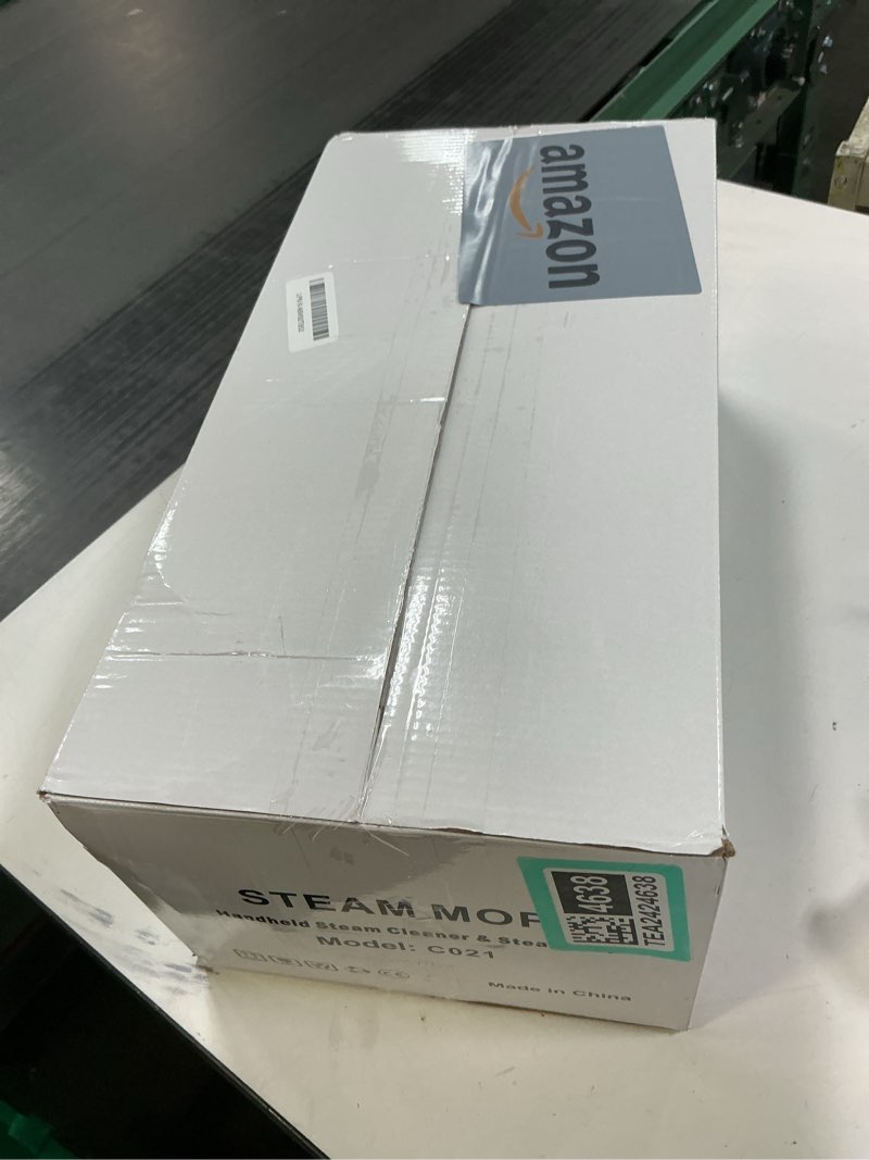 Condition photo showing New/Like New for Steam Mop - 11-in-1 Steam Cleaner for Home with 15.2 OZ Water Tank & 23FT Power Cord, Detachable Steam Mops for Floor Cleaning MultiPurpose Steamer for Hardwood, Tile, Furniture with 11 Accessories White