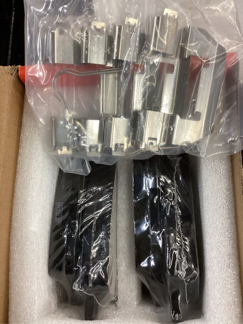 Condition photo showing Good Condition for INCOMPLETE *A-Premium Front and Rear Drilled and Slotted Disc Brake Rotors + Ceramic Pads Kit Compatible with Select Buick and Cadillac Models - Enclave 2018-2020, XT5 2017-2020, XT6 2020, 12-PC Set F&R Drilled and Slotted