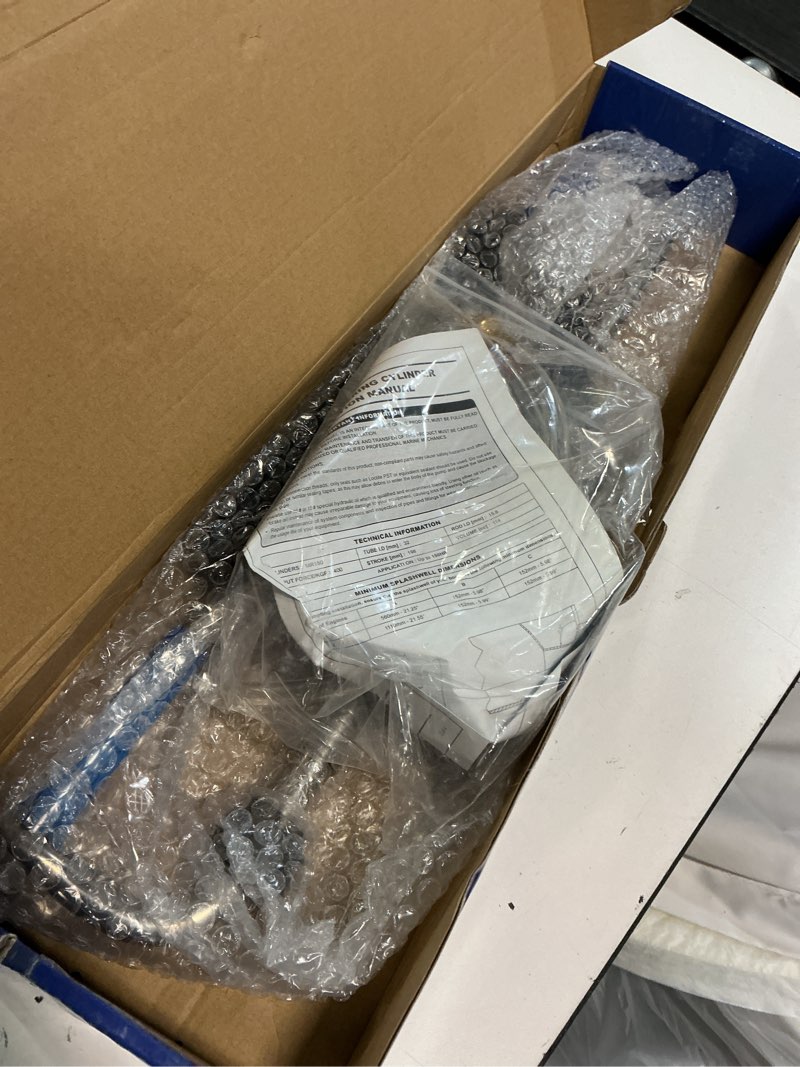 Condition photo showing Good Condition for camoo 150hp hydraulic outboard steering cylinder replaces for seastar hc4645h front mount cylinder, two-way lock valve front-mount aluminum alloy cylinder for boats up to 150hp