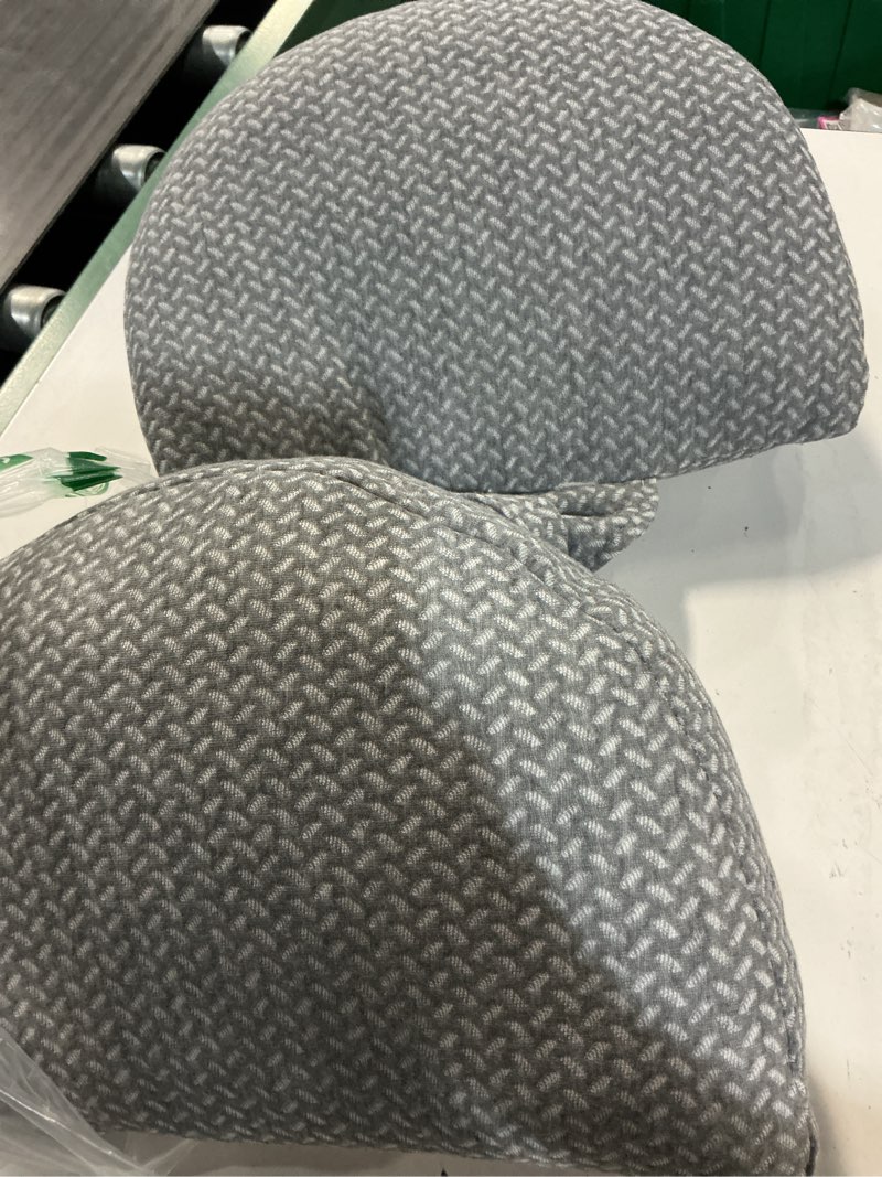 Condition photo showing Good Condition for momcozy portable pregnancy pillow – w shaped maternity support for side sleepers, adjustable travel wedge pillow for back, belly, and hip relief, ideal for pregnant women, deep grey gray regular