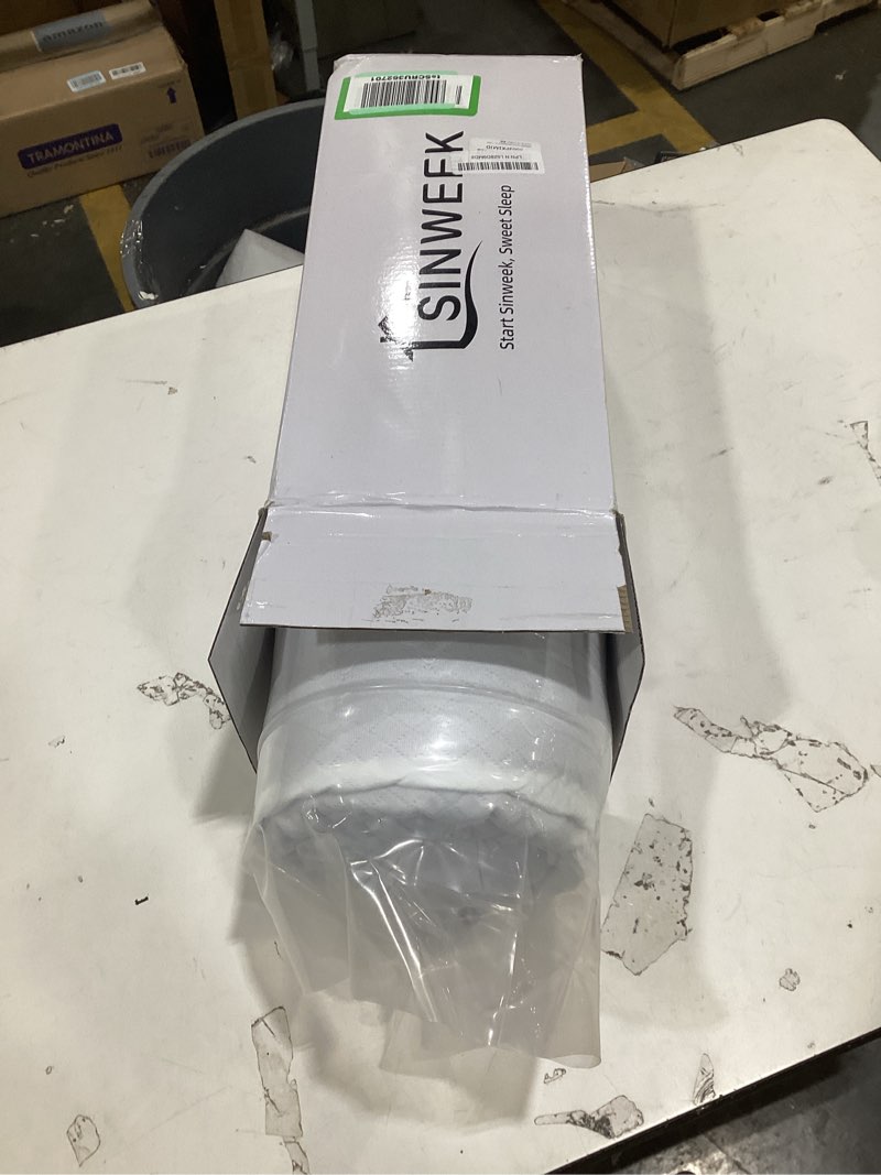 Condition photo showing New/Like New for SINWEEK 2 Inch Gel Memory Foam Mattress Topper Twin Size, Ventilated High Density Pad for Back Pain, Bed Topper with Removable Soft Cover, CertiPUR-US Certified Twin 2 Inch (White Cover)