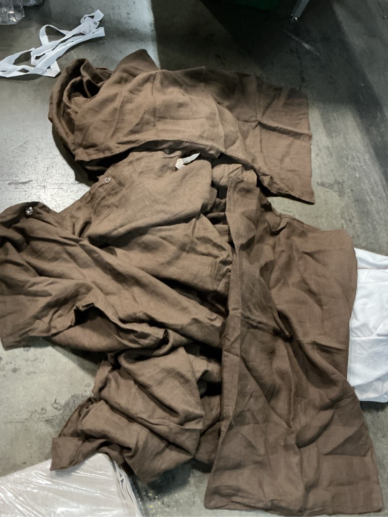 Condition photo showing As Is for organic brushed cotton duvet cover