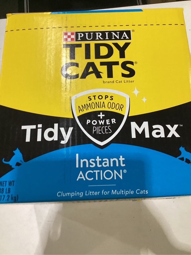 Condition photo showing New/Like New for Purina Tidy Cats Clumping Cat Litter  Tidy Max Instant Action Multi Cat Litter  38 lb. Box