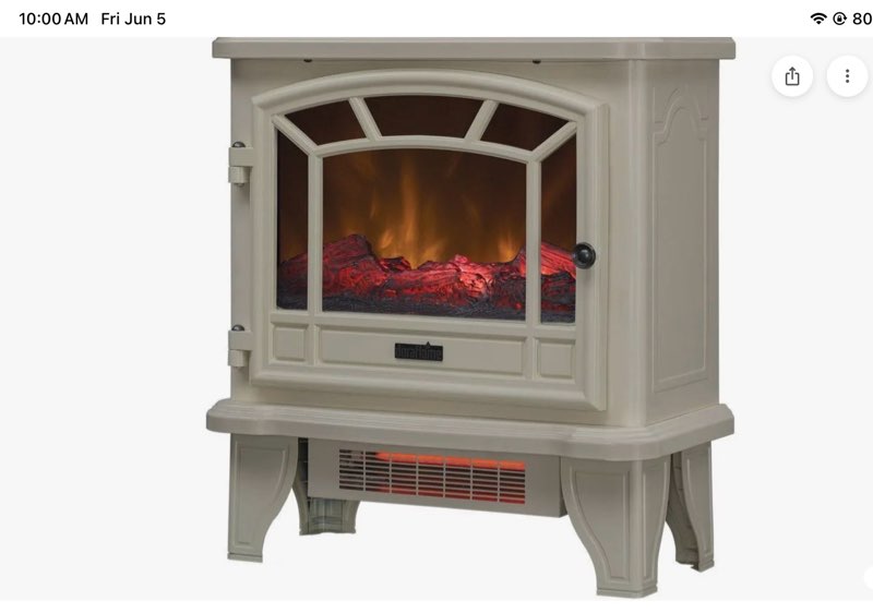 Diferente color))Duraflame Infrared Quartz Electric Fireplace Stove Heater