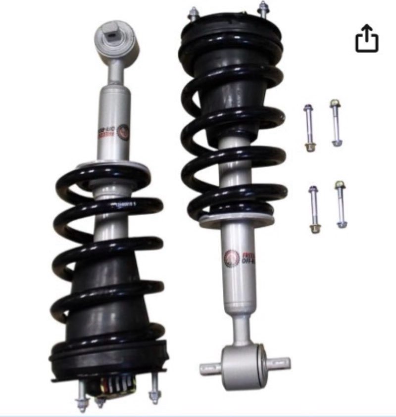 (1 piece only) Freedom Offroad Front 3.5\" Lift Struts Fit Compatible For 07-18 Silverado/Sierra 1500 and 07-20 Tahoe
