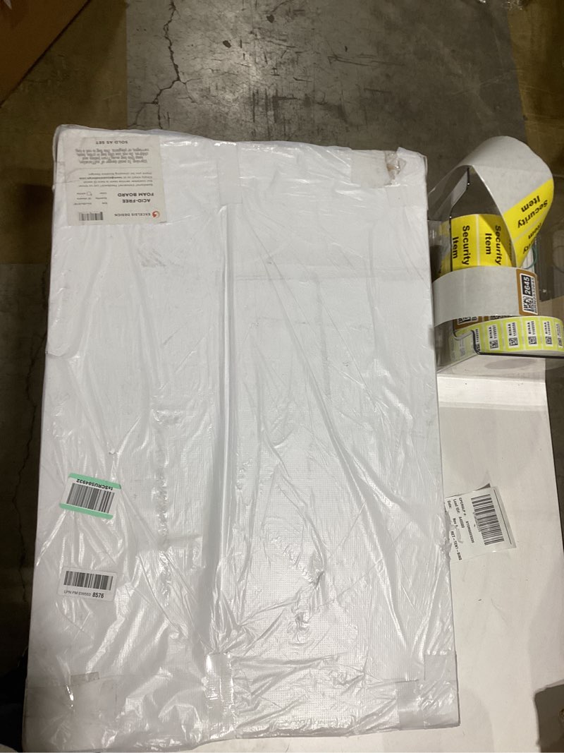 Excelsis Design White Foam Board 24 x 36 x 3/16" (5mm) Inch, 15 Pack Acid-Free Foam Core Poster Boar