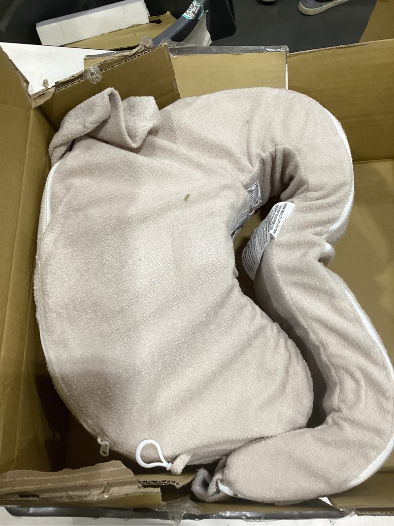 Condition photo showing As Is for my brest friend nursing pillow - deluxe - enhanced comfort w/slipcover - ergonomic breastfeeding pillow for ultimate support for mom & baby - adjustable pillow w/handy side pocket, soft sand