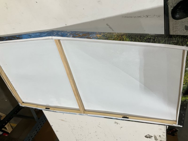 Condition photo showing As Is for wall art