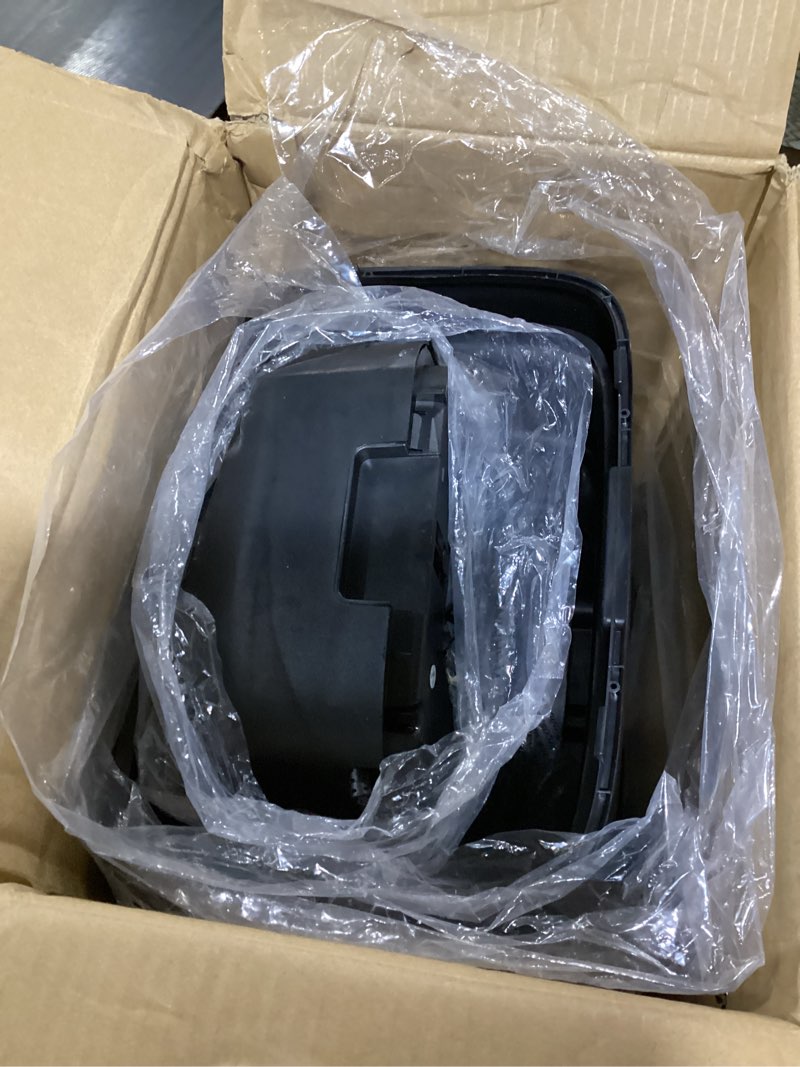 Condition photo showing As Is for amazon basics micro cut paper shredder, cd, and credit card shredder, 8 sheet (new model), black