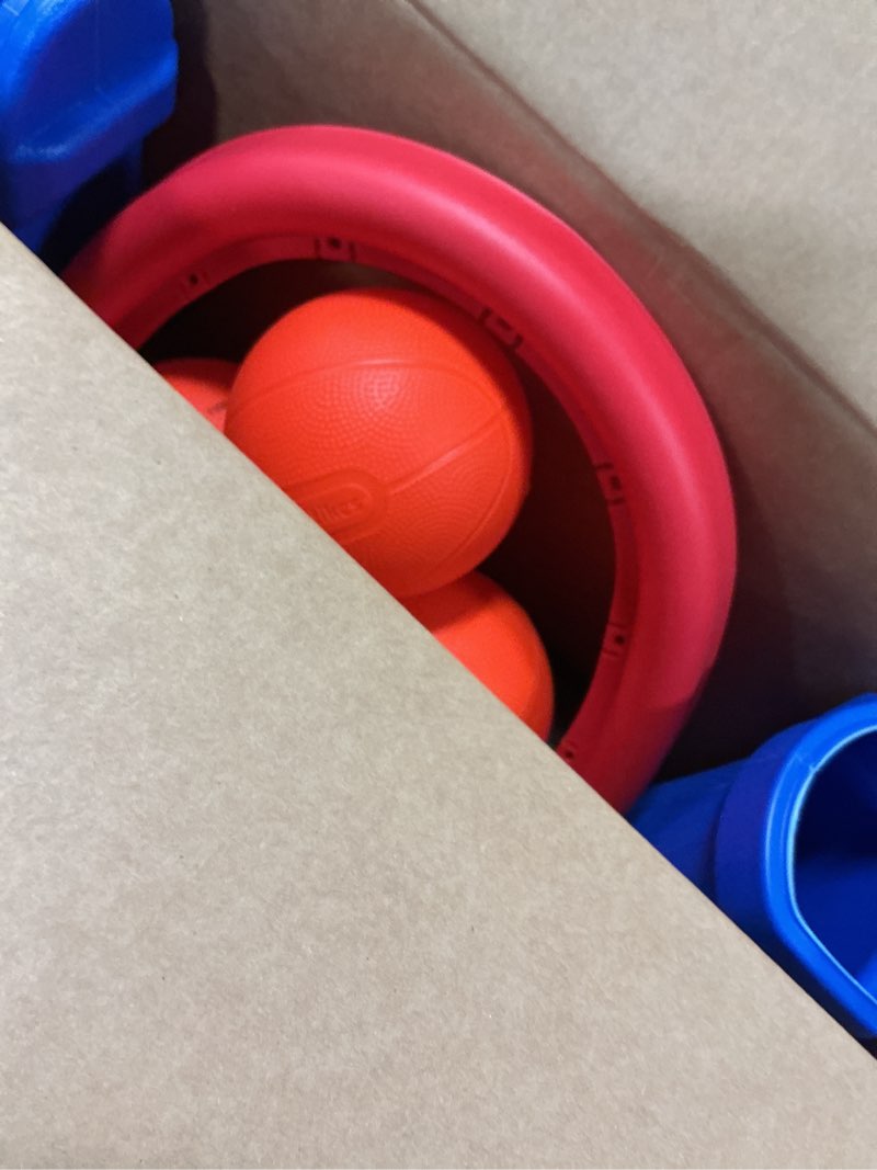 Condition photo showing Good Condition for Little Tikes Easy Score Basketball Set, Blue, 3 Balls - Amazon Exclusive, 23.75 x 22 x 61 inches Standard