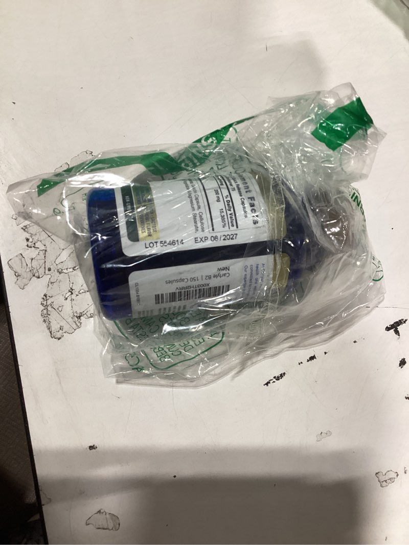 Condition photo showing New/Like New for carlyle vitamin b2 200mg | 150 count | riboflavin | non-gmo & gluten free essential supplement