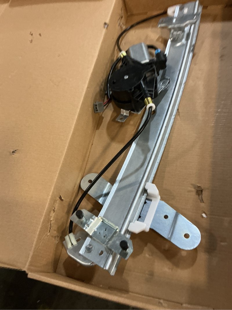 Condition photo showing New/Like New for front driver side power window regulator with motor assembly compatible for ford crown victoria mercury grand marquis 1992-2011 marauder 2003-2004 left replace 741-664 6w7z5423209aa