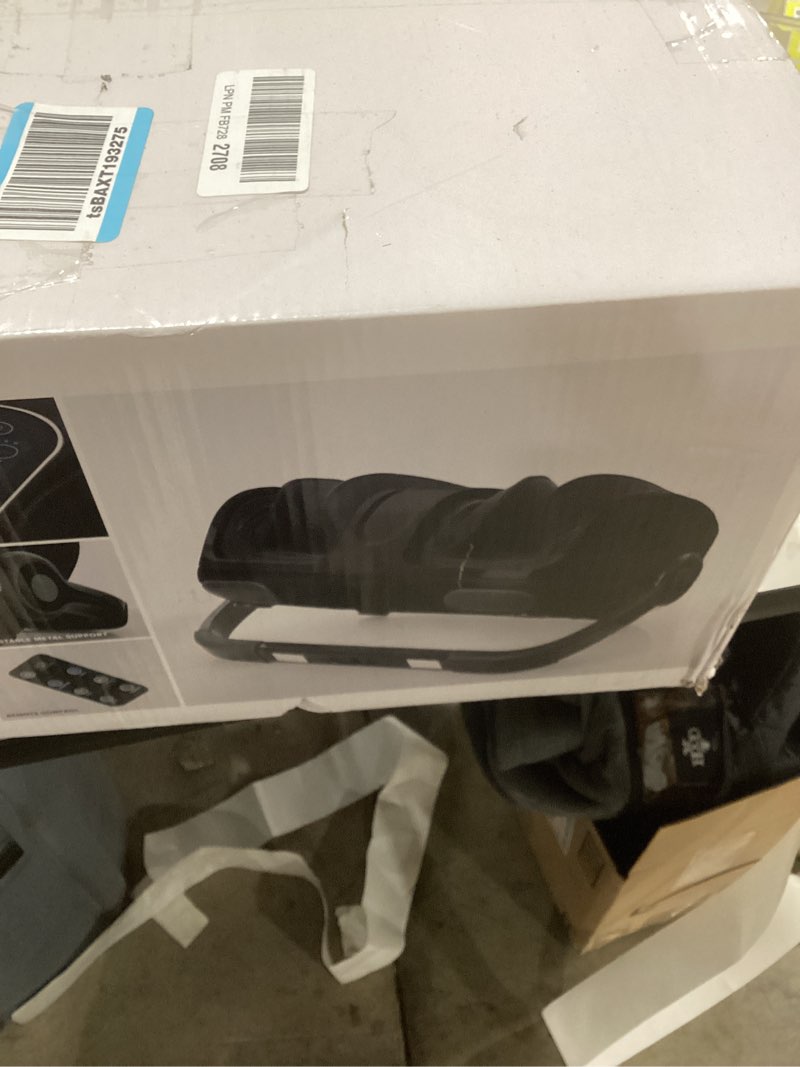 Condition photo showing New/Like New for Cloud Massage Shiatsu Foot Massager with Heat, Deep Kneading Therapy for Pain Relief, Circulation, Post-Activity Relaxation - Foot Massager for Plantar Fasciitis, and Arthritis Relief Black - With Remote