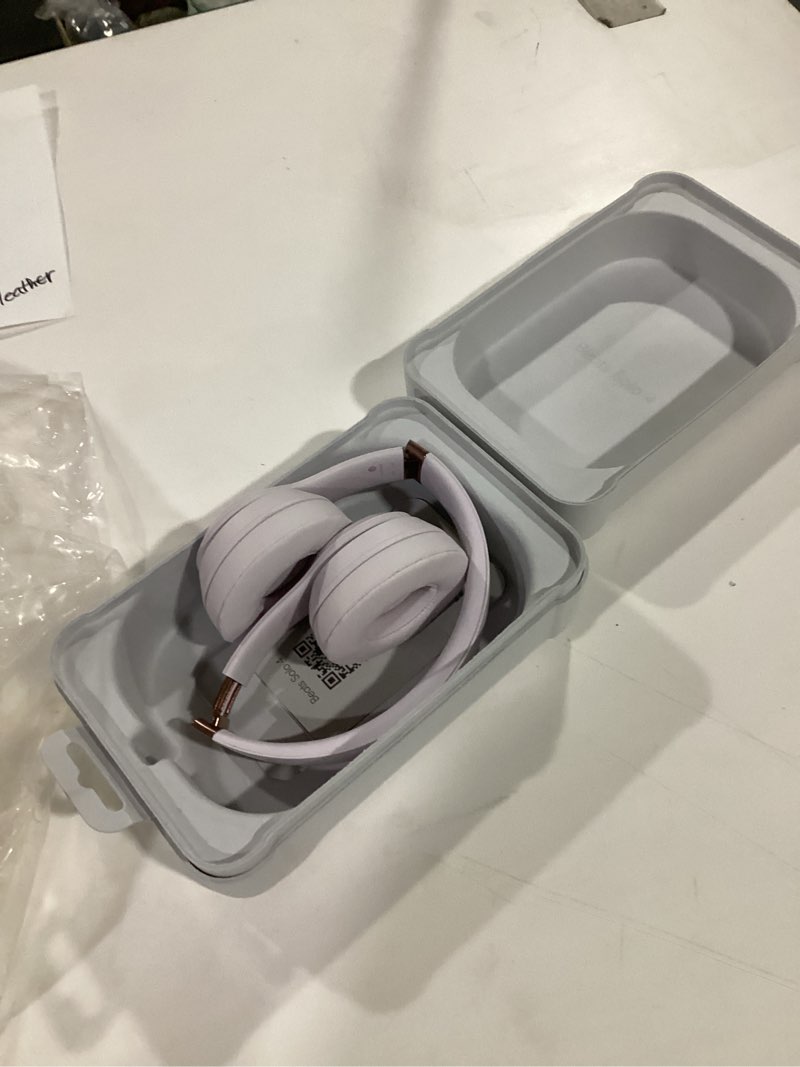 Condition photo showing New/Like New for Beats Solo 4 - Wireless On-Ear Bluetooth Headphones, Up to 50-Hour Battery Life, Ultra-Lightweight Comfort, Powerful and Balanced Sound, Apple & Android Compatible - Cloud Pink Cloud Pink Standalone