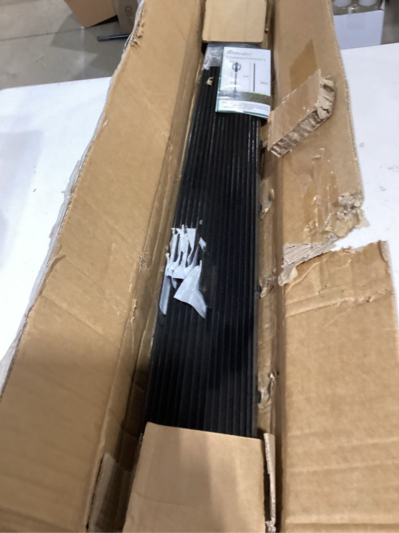 Condition photo showing New/Like New for forehogar metal fence post black splicing 6 feet, pack of 8, t posts for fences wire mesh, no dig steel stakes fencing for garden yard farm outdoor light duty 6 ft- 8pack-black splicing black