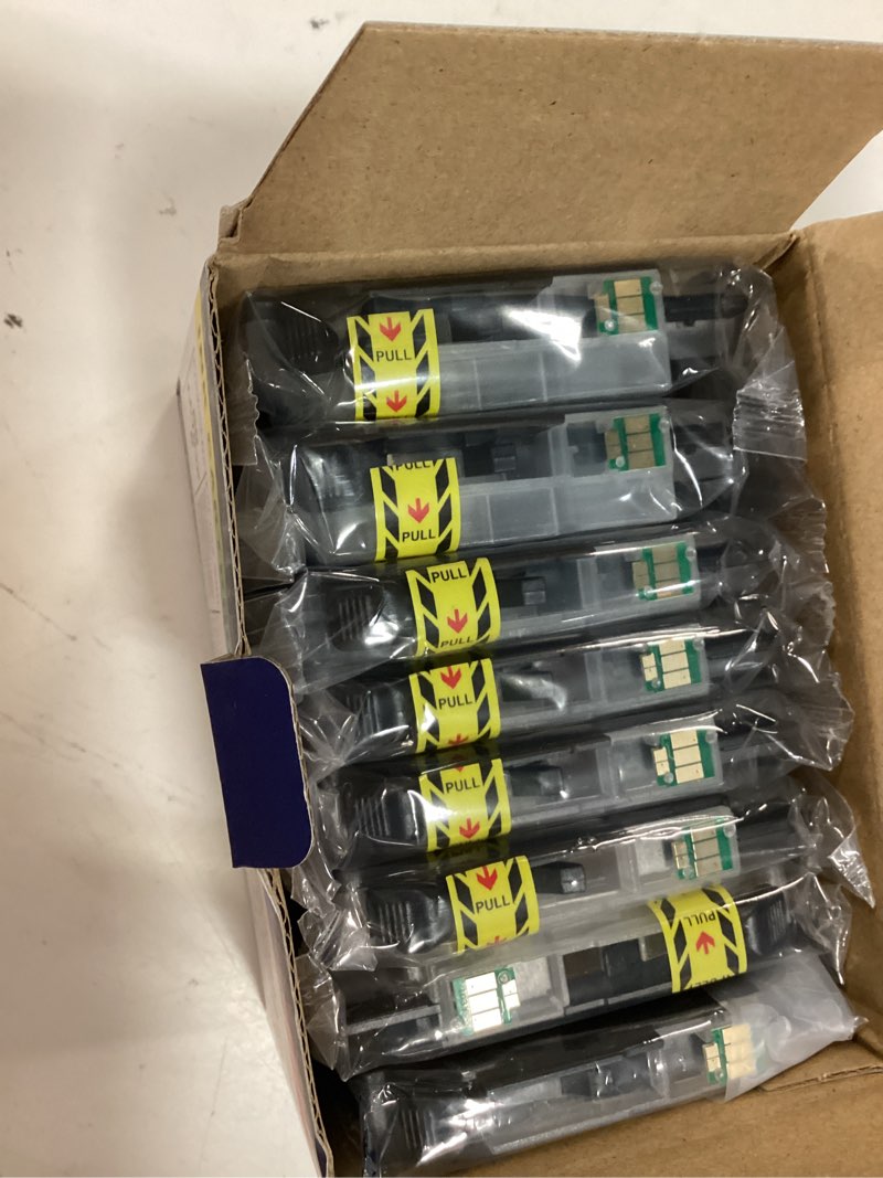 Condition photo showing New/Like New for lc103xl ink cartridges compatible with brother lc103 lc101 ink, 8-pack for mfc-j870dw mfc-j6920dw mfc-j6520dw mfc-j450dw mfc-j470dw, 2 black 2 cyan 2 magenta 2 yellow