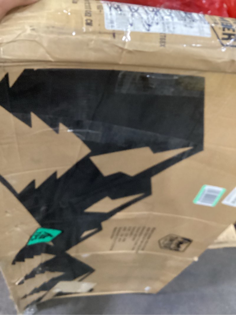 Condition photo showing As Is for TIMBER RIDGE Foldable Padded Rocking Chair for Outdoor, High Back and Heavy Duty, Portable for Camping, Patio, Lawn, Garden, Yard or Balcony, Supports 300lbs (Brown) Brown-1 Pack Solid