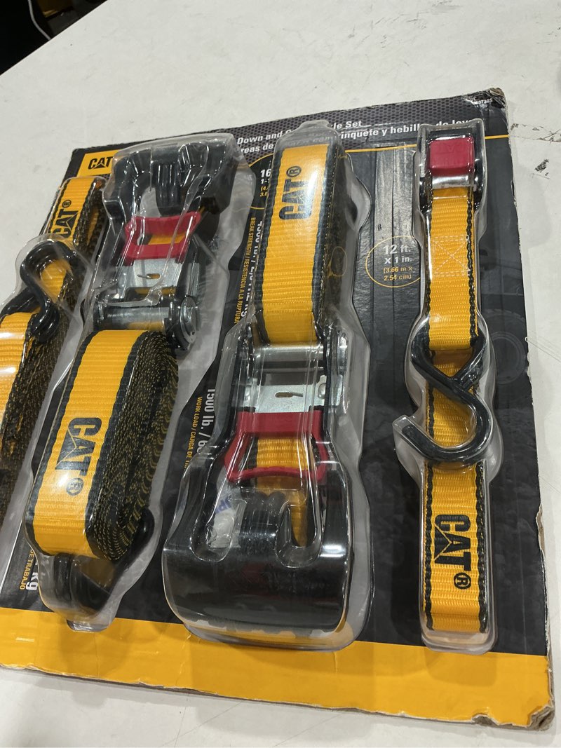 Condition photo showing Good Condition for tie down set 16 ft x 1-1/2 in - 4 pack
