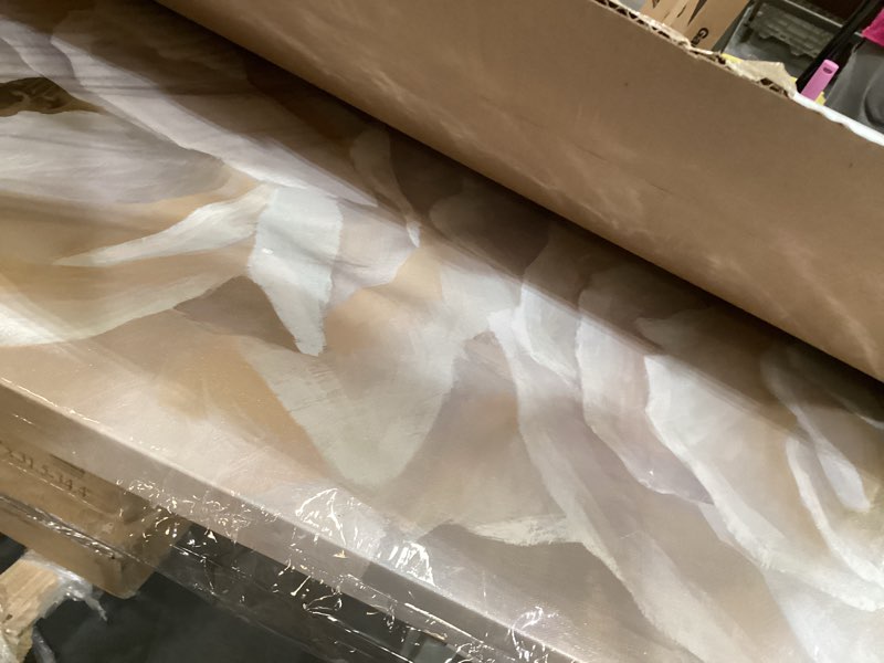 Condition photo showing Good Condition for artewoods cream white flowers wall art - soft peony pictures for wall decor elegant blossom flower painting artwork botanical prints for living room home office wall decoration 29" x 58" cream white elegant flowers wrapped canvas 58"l x 29"w