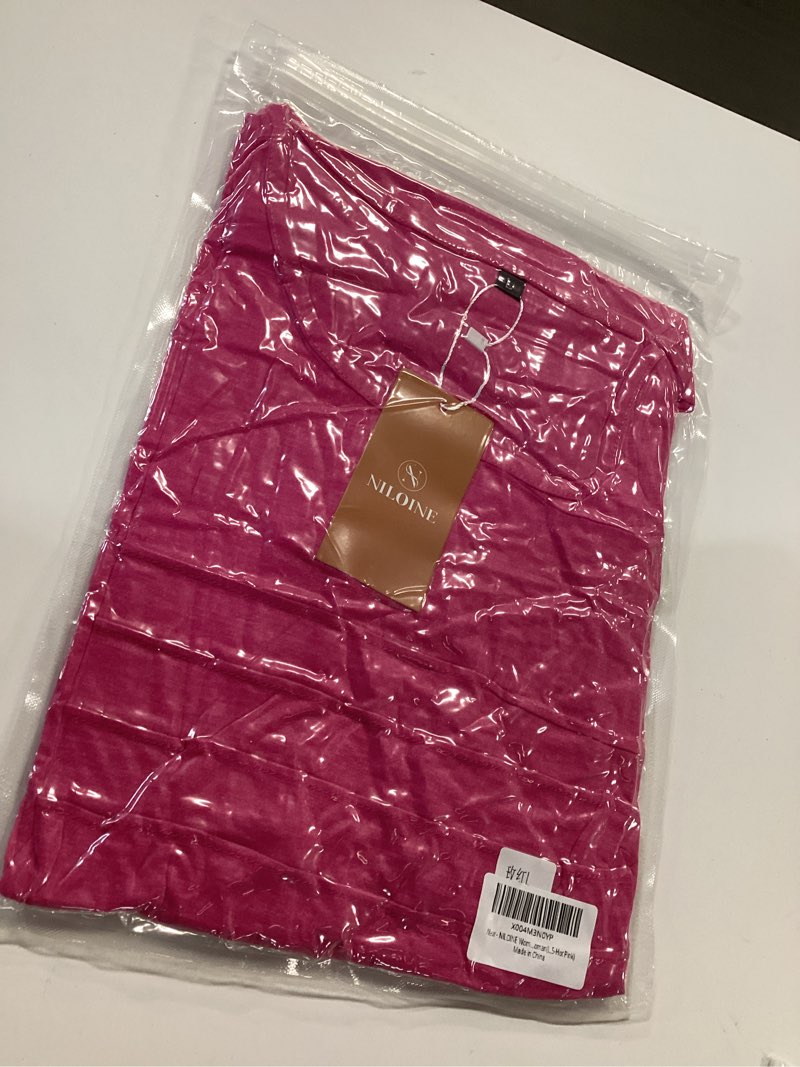 NILOINE Womens Summer Tops T Shirts Loose Fit Lace Shirt Pink Blouse for Women Tshirts Dressy Casual