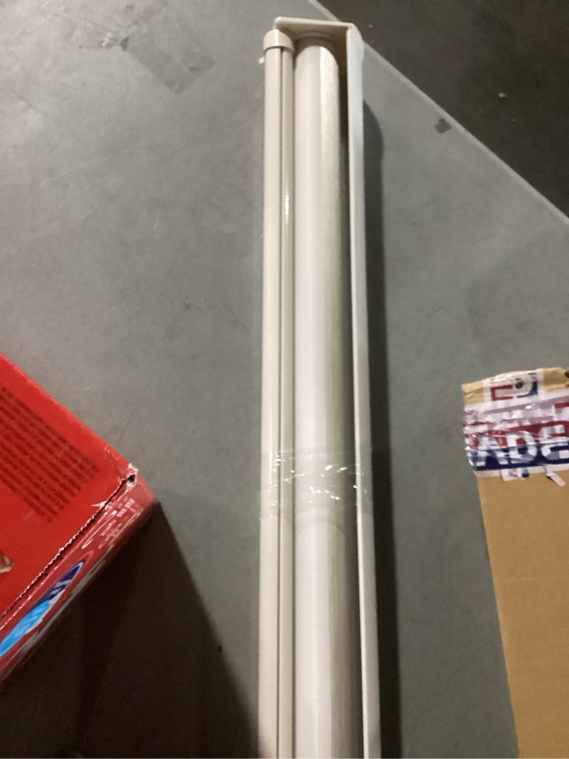 Condition photo showing Good Condition for chrisdowa cordless blackout roller shades for windows, thermal insulated uv protection pull down shades, total blackout window blinds for home, office, bedroom, door (22" w x 72" h, white) 22"w x 72"h white