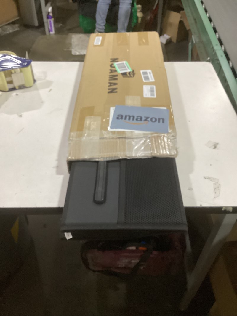 Condition photo showing New/Like New for Noaman Leather Trunk Organizer for SUV - Large Car Trunk Storage Organizer with Lid and 2 Removable Dividers, Foldable Car Organizers and Storage Box for Sedan with 2 Metal Locking Clasps Black.