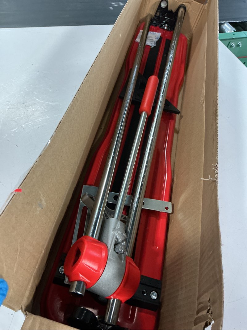 Condition photo showing Good Condition for rubi practic 61 plus-24 in. tile cutter with tungsten carbide blade and roller guide