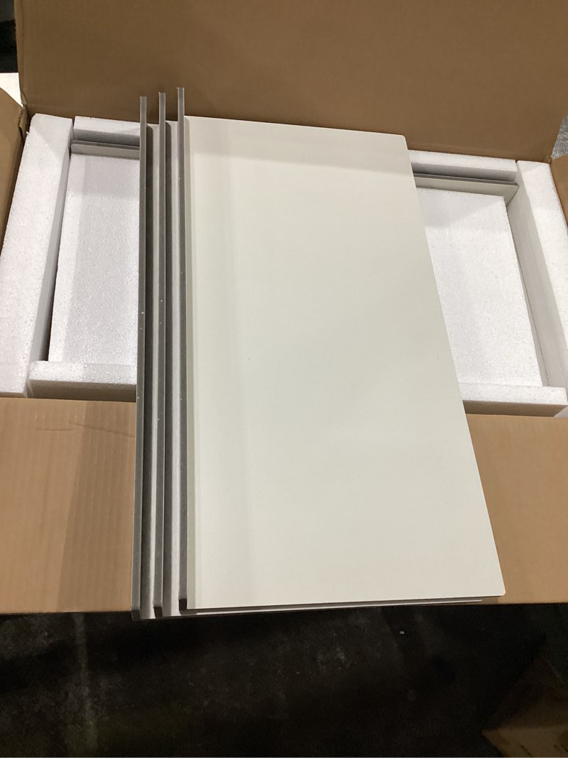 Condition photo showing New/Like New for duhars 6-pack pvc composite board wire rack covers for pantry - imitation wood-look 24x12 inch, clos