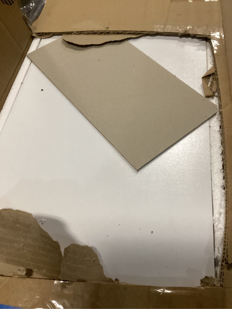 Condition photo showing As Is for Closetmaid Decorative Home Stackable 6 Cube Cubeicals Organizer Storage Bookcase, with Hardware for Office, Home and Closet, White White 6-Cube