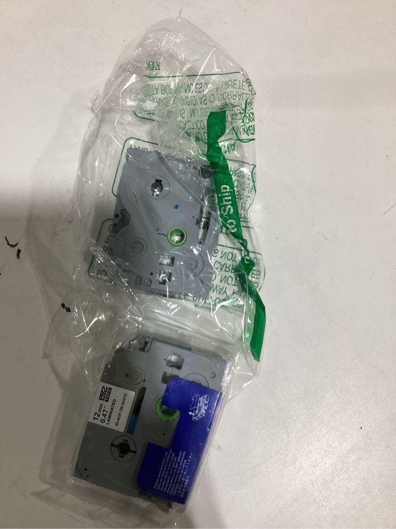 Condition photo showing Good Condition for replacement for brother label maker tape clear tz 12mm 0.47 inch ptouch label tape black on clear tze-131 tze131 p touch refills for pt-h103w 2040 ptd210 pth100 ptd220, 1/2 inch 26.2 ft, 2 pack black on white 12 mm (1/2 inch)
