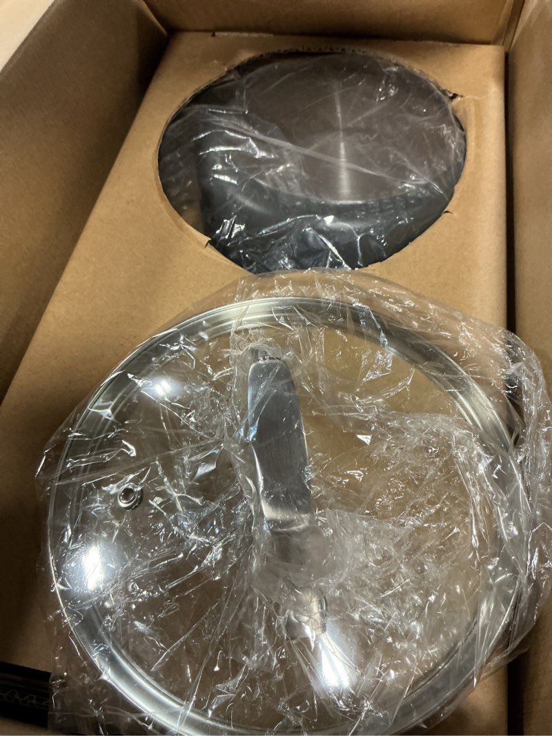 Condition photo showing New/Like New for msmk 2.5 quart saucepan with lid, small saucepan with steamer non stick, induction, scratch-resistant, small cooking pot 2.5 qt(steamer)