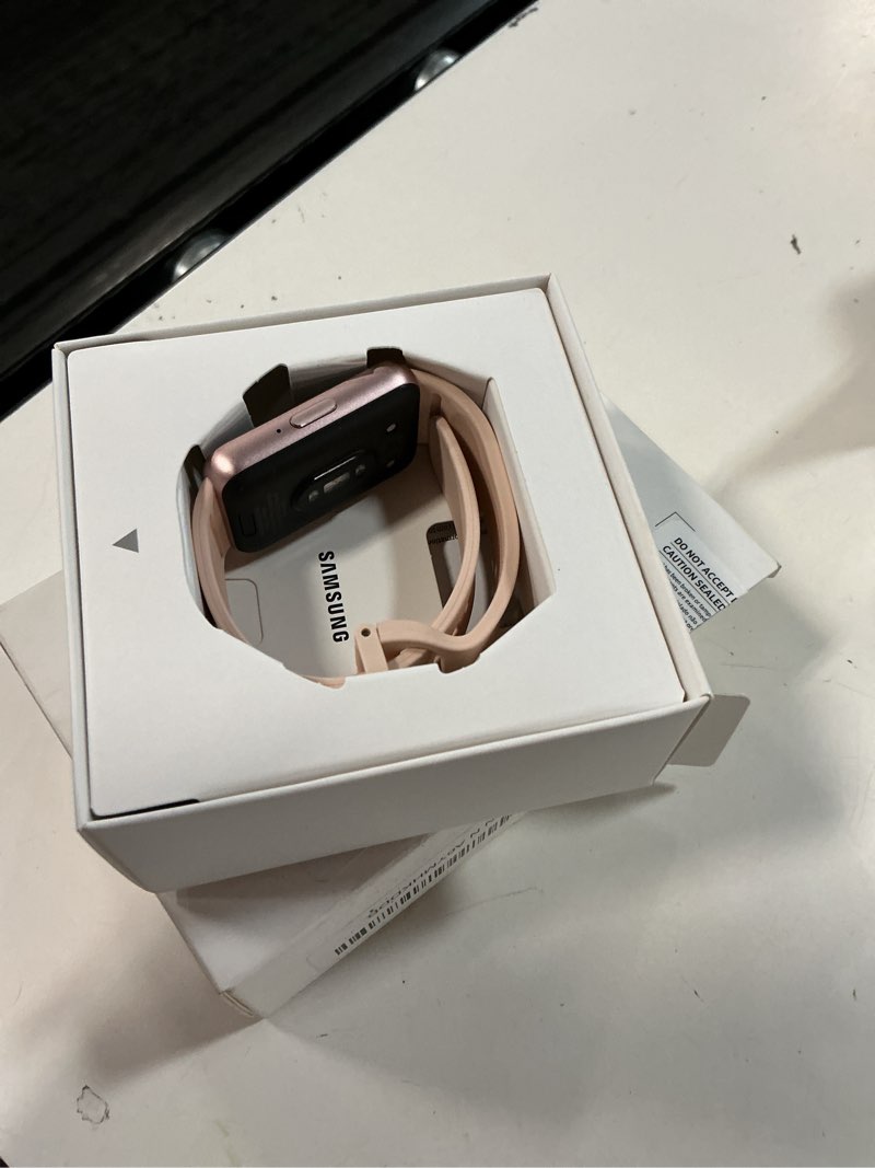 Condition photo showing Good Condition for samsung galaxy fit 3 [2024] 1.6" amoled display | 14 days battery life | 100+ watchfaces | 100+ exercise modes | international model - (pink)