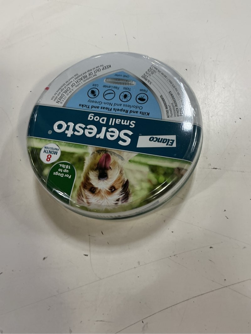 Condition photo showing New/Like New for seresto small dog vet-recommended flea & tick treatment & prevention collar for dogs under 18 lbs. | 8 months protection