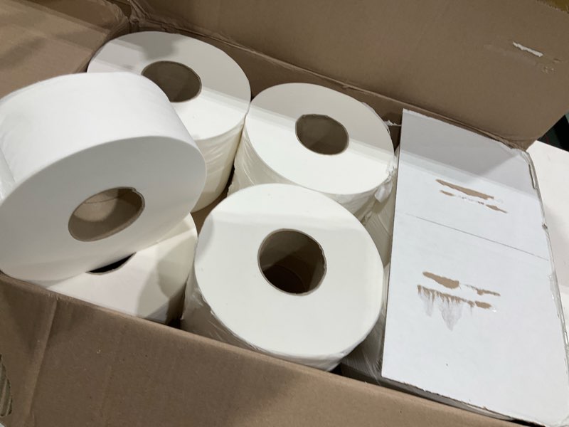 Condition photo showing Good Condition for Jumbo toliet paper rolls 12pk