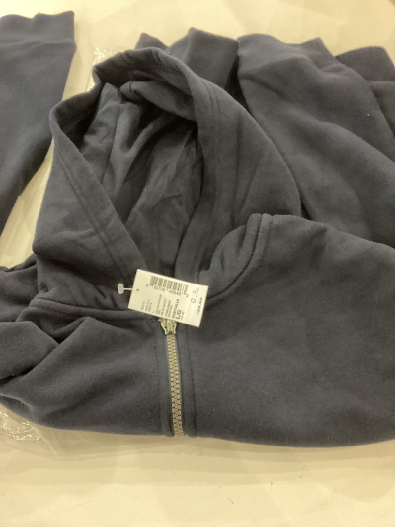 The Children's Place Boys' Uniform Zip Up Hoodie, New Navy, L (10/12)