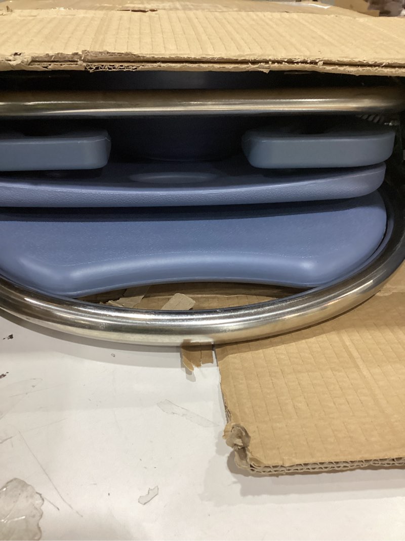 Condition photo showing Good Condition for 4 in 1 Folding Bedside Commode Chair for Elderly with Arms and Back,Adjustable Height Raised Toilet Seat with Handles,Adults Potty Chair for Seniors,Disabled,Holds Up to 350 lbs (ABS Plastic Seat) Abs Style