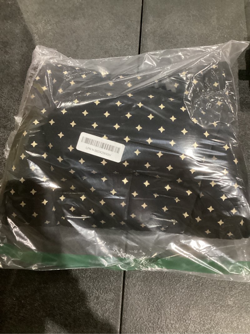 Condition photo showing Good Condition for stroller winter & autumn cushion black with white spots