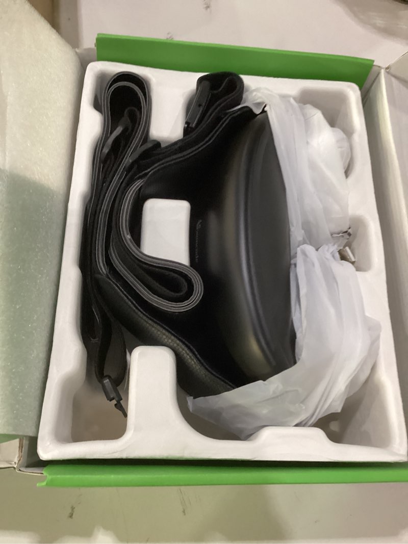 Condition photo showing As Is for upgraded neck massager for pain relief deep tissue, cordless neck and shoulder massager with heat, 5 modes deep tissue kneading, portable shiatsu massager for back leg muscles, home office travel use deep-black,not tested