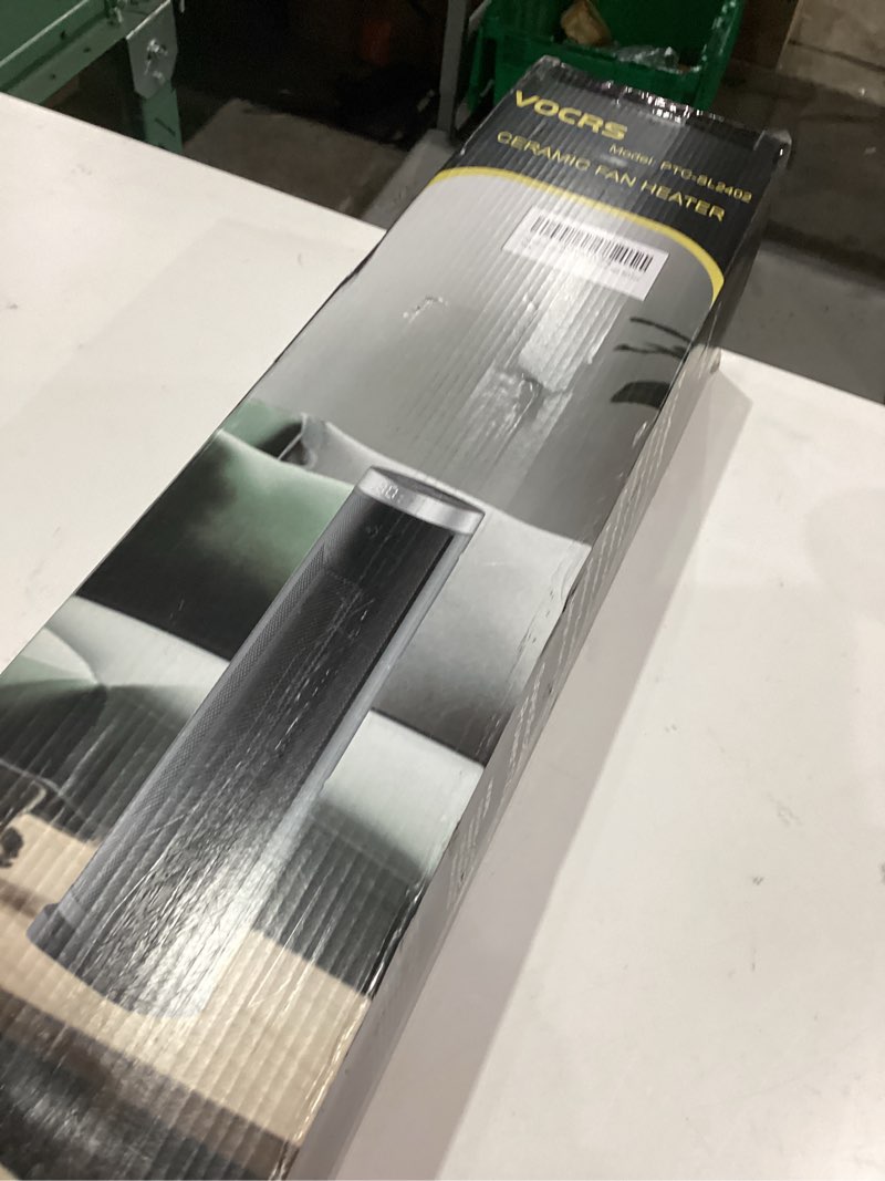 Condition photo showing Good Condition for Space Heater for Indoor Use with Remote - 70° Oscillating Tower Electric Heater, 24 Inchs, 12H Timer, 1500W Quiet PTC Ceramic Heating with Thermostat, Fast Safety Heat for Office, Home, Bedroom