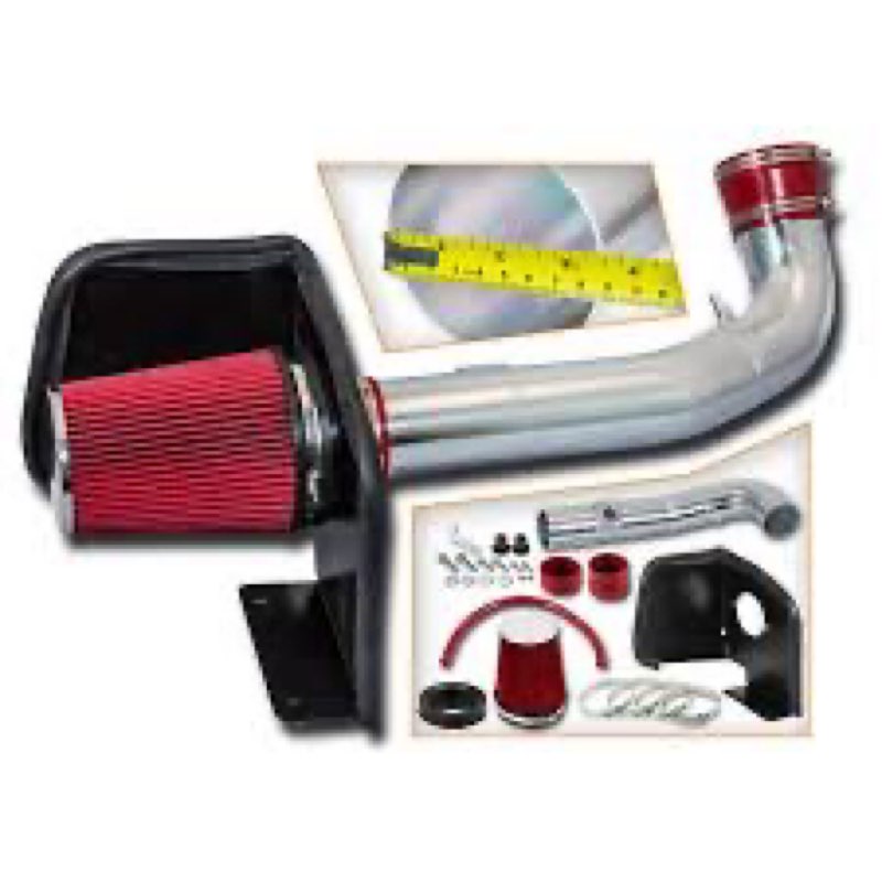 4 Inch Cold Air Intake Filter Kit & Heat Shield for 2009-2013 Silverado 1500 GMC Sierra 1500 Yukon C
