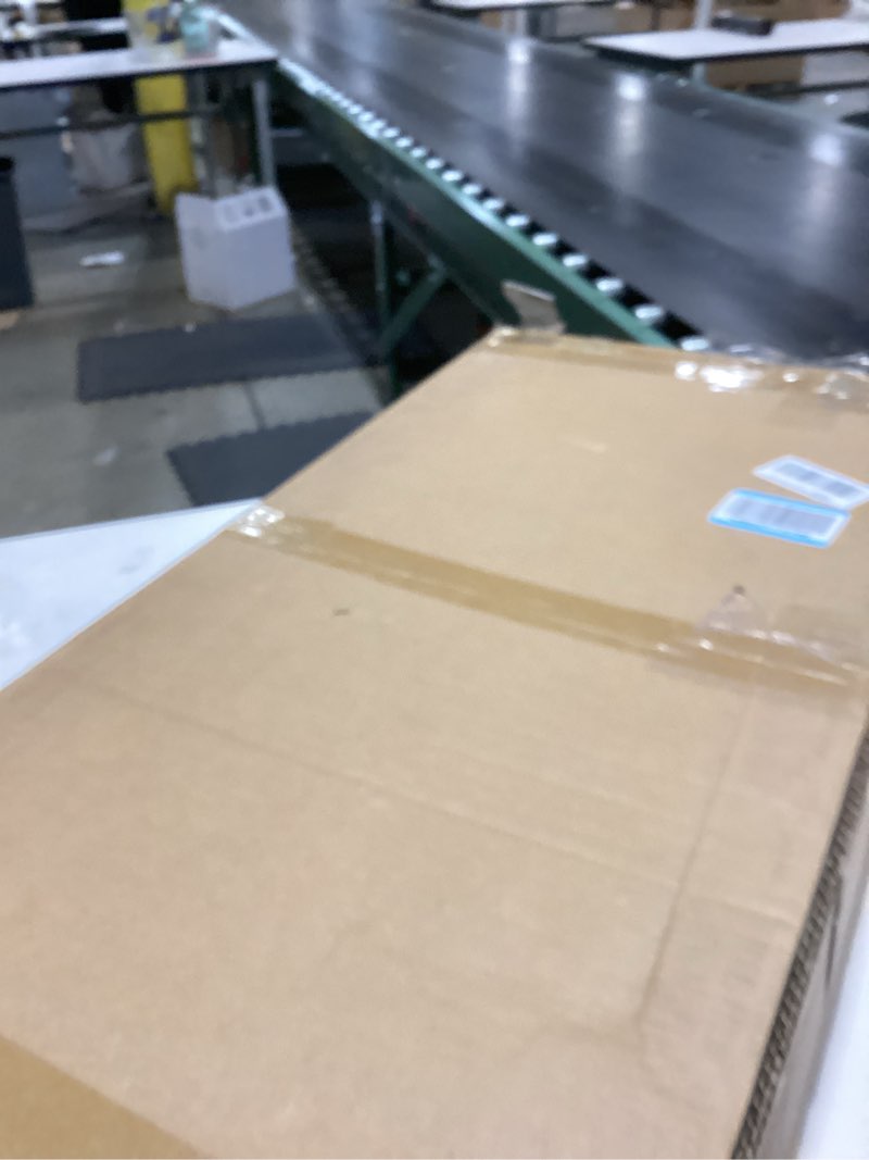 Condition photo showing New/Like New for 6 Panel Room Divider Short Folding Screen Divider,Double Sided Bamboo Panel Divider for Room Separation,Brown,47.2" H x 92.1" W Brown 6 Panel