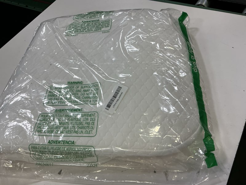 Condition photo showing Good Condition for pro goleem baby bassinet mattress pad 32"x16" oval, waterproof soft cover gel memory foam, dual side cradle mattress fit moses basket/fisher-price series/delta children/dreamonme