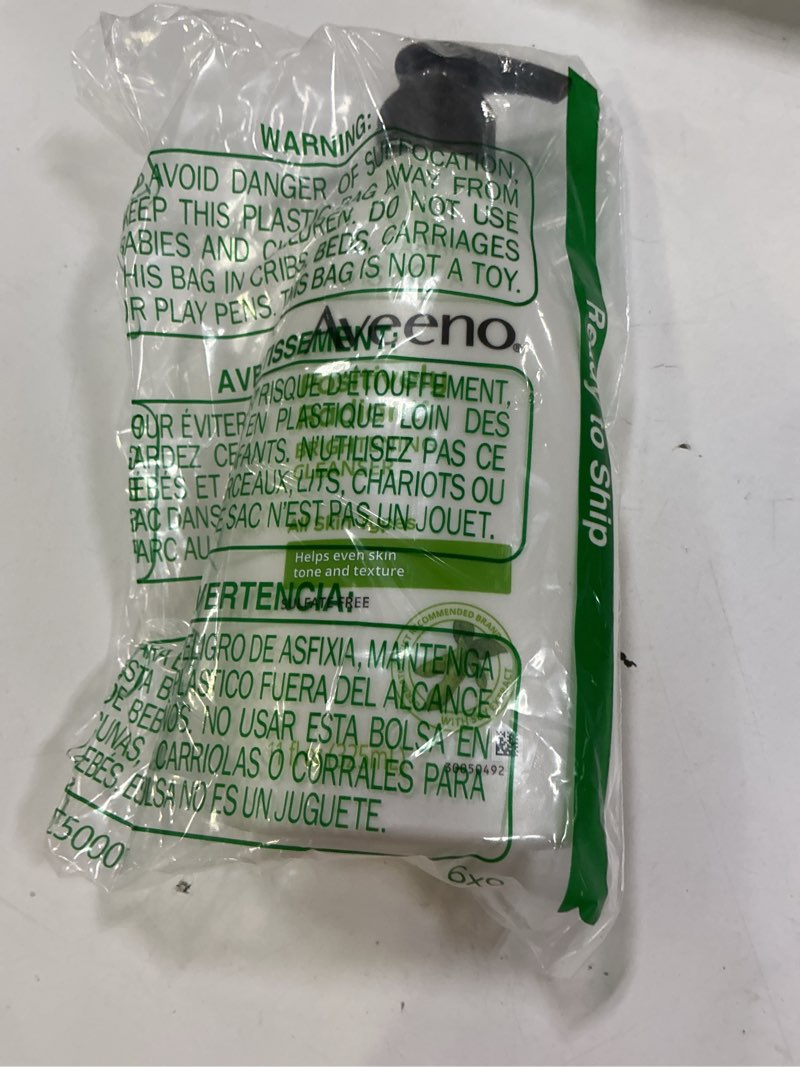 Condition photo showing New/Like New for aveeno positively radiant brightening facial cleanser with moisture rich soy extract, helps even skin tone & texture while gently lifting away dirt, oil & makeup, sulfate-free, 11 fl. oz 11 fl oz (pack of 1)