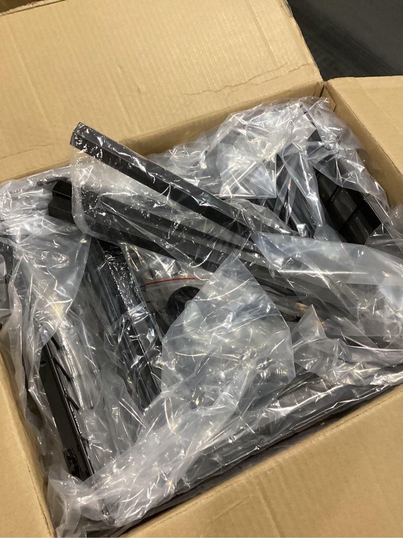 Condition photo showing Good Condition for Fruit Basket, 5-Tier Utility Kitchen Organizer and Storage Cart with Pull-Out Baskets and Wood Top, Rolling Pantry Kitchen Cart on Wheels for Fruit Potato Onion Vegetable Snack Produce 5 Tier Black